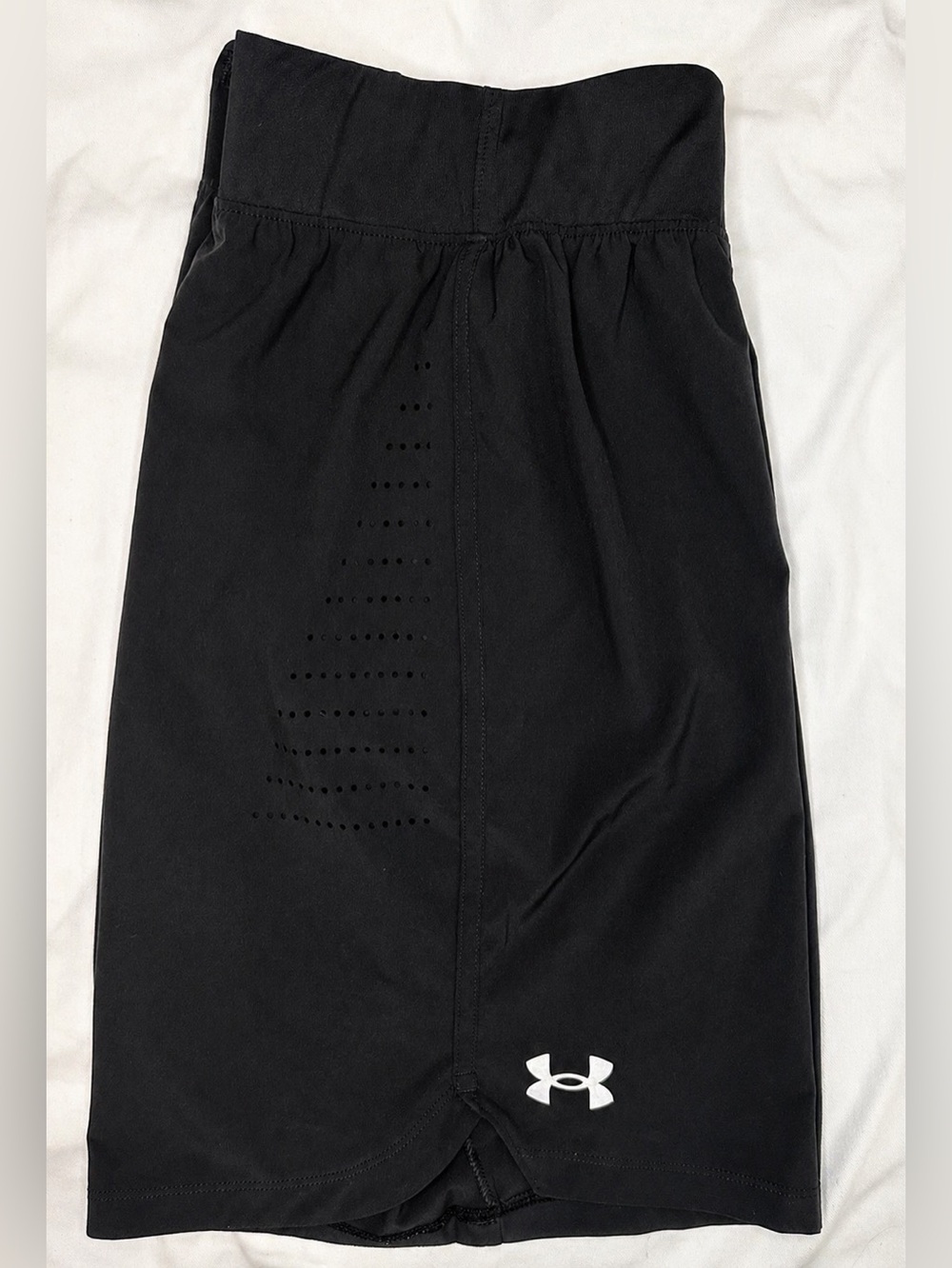 Under Armour SpeedPocket Training Shorts Men’s Black 9” Inseam Fitted HeatGear